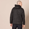 Amazon Essentials Men’s Lightweight Water-Resistant Packable Hooded Puffer Jacket(Black)