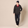 Amazon Essentials Men’s Lightweight Water-Resistant Packable Hooded Puffer Jacket(Black)