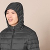 Amazon Essentials Men’s Lightweight Water-Resistant Packable Hooded Puffer Jacket(Dark Grey)