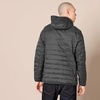 Amazon Essentials Men’s Lightweight Water-Resistant Packable Hooded Puffer Jacket(Dark Grey)