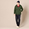Amazon Essentials Men’s Lightweight Water-Resistant Packable Hooded Puffer Jacket(Dark Olive)