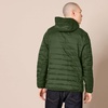 Amazon Essentials Men’s Lightweight Water-Resistant Packable Hooded Puffer Jacket(Dark Olive)