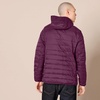 Amazon Essentials Men’s Lightweight Water-Resistant Packable Hooded Puffer Jacket(Dark Purple)