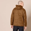 Amazon Essentials Men’s Lightweight Water-Resistant Packable Hooded Puffer Jacket(Light Brown)