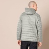 Amazon Essentials Men’s Lightweight Water-Resistant Packable Hooded Puffer Jacket(Light Grey)