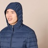 Amazon Essentials Men’s Lightweight Water-Resistant Packable Hooded Puffer Jacket(Navy)
