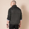 Amazon Essentials Men’s Lightweight Water-Resistant Packable Puffer Vest(Dark Grey)