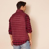 Amazon Essentials Men’s Lightweight Water-Resistant Packable Puffer Vest(Deep Red)