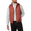 Amazon Essentials Men’s Lightweight Water-Resistant Packable Puffer Vest(Earth Red)