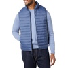 Amazon Essentials Men’s Lightweight Water-Resistant Packable Puffer Vest(Indigo)