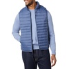 Amazon Essentials Men’s Lightweight Water-Resistant Packable Puffer Vest(Indigo Blue)
