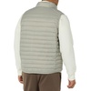 Amazon Essentials Men’s Lightweight Water-Resistant Packable Puffer Vest(Light Grey)