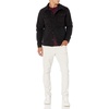 Amazon Essentials Men’s Long-Sleeve Polar Fleece Shirt Jacket for Winter, Jackets(Black)