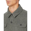 Amazon Essentials Men’s Long-Sleeve Polar Fleece Shirt Jacket for Winter, Jackets(Charcoal Heather)