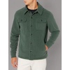 Amazon Essentials Men’s Long-Sleeve Polar Fleece Shirt Jacket for Winter, Jackets(Dark Green)