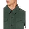 Amazon Essentials Men’s Long-Sleeve Polar Fleece Shirt Jacket for Winter, Jackets(Dark Green)