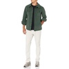Amazon Essentials Men’s Long-Sleeve Polar Fleece Shirt Jacket for Winter, Jackets(Dark Green)