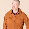 Amazon Essentials Men’s Long-Sleeve Polar Fleece Shirt Jacket for Winter, Jackets(Nutmeg)