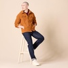 Amazon Essentials Men’s Long-Sleeve Polar Fleece Shirt Jacket for Winter, Jackets(Nutmeg)