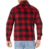 Amazon Essentials Men’s Long-Sleeve Polar Fleece Shirt Jacket for Winter, Jackets(Red Buffalo)