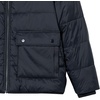 Amazon Essentials Men’s Long-Sleeve Water-Resistant Sherpa-Lined Puffer Jacket(Black)