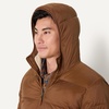 Amazon Essentials Men’s Long-Sleeve Water-Resistant Sherpa-Lined Puffer Jacket(Brown)