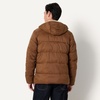 Amazon Essentials Men’s Long-Sleeve Water-Resistant Sherpa-Lined Puffer Jacket(Brown)