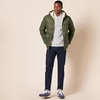 Amazon Essentials Men’s Long-Sleeve Water-Resistant Sherpa-Lined Puffer Jacket(Dark Olive)
