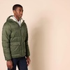Amazon Essentials Men’s Long-Sleeve Water-Resistant Sherpa-Lined Puffer Jacket(Dark Olive)