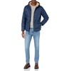 Amazon Essentials Men’s Long-Sleeve Water-Resistant Sherpa-Lined Puffer Jacket(Navy)