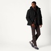Amazon Essentials Mens Mid-Length Hooded Puffer Coat (Available in Big & Tall)(Black)