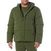 Amazon Essentials Mens Mid-Length Hooded Puffer Coat (Available in Big & Tall)(Dark Olive)