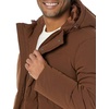 Amazon Essentials Mens Mid-Length Hooded Puffer Coat (Available in Big & Tall)(Deep Brown)