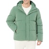 Amazon Essentials Mens Mid-Length Hooded Puffer Coat (Available in Big & Tall)(Sage Green)