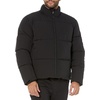 Amazon Essentials Mens Mock Neck Heavyweight Puffer Coat (Available in Big & Tall)(Black)