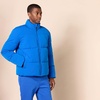 Amazon Essentials Mens Mock Neck Heavyweight Puffer Coat (Available in Big & Tall)(Bright Blue)