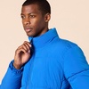 Amazon Essentials Mens Mock Neck Heavyweight Puffer Coat (Available in Big & Tall)(Bright Blue)
