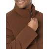Amazon Essentials Mens Mock Neck Heavyweight Puffer Coat (Available in Big & Tall)(Deep Brown)