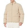 Amazon Essentials Mens Mock Neck Heavyweight Puffer Coat (Available in Big & Tall)(Tan)