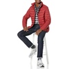 Amazon Essentials Men’s Packable Lightweight Water-Resistant Puffer Jacket (Available in Big & Tall)(Brick Red)