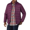 Amazon Essentials Men’s Packable Lightweight Water-Resistant Puffer Jacket (Available in Big & Tall)(Dark Purple)