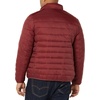 Amazon Essentials Men’s Packable Lightweight Water-Resistant Puffer Jacket (Available in Big & Tall)(Dark Red)