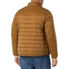 Amazon Essentials Men’s Packable Lightweight Water-Resistant Puffer Jacket (Available in Big & Tall)(Light Brown)