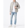 Amazon Essentials Men’s Packable Lightweight Water-Resistant Puffer Jacket (Available in Big & Tall)(Light Grey)