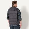 Amazon Essentials Men’s Regular-Fit Lightweight Water-Resistant Hooded Puffer Vest(Charcoal)