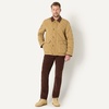 Amazon Essentials Men’s Relaxed Fit Quilted Midweight Jacket(Tan)