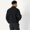 Amazon Essentials Men’s Relaxed-Fit Lightweight Stretch Zip-Up Bomber Jacket(Black)