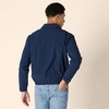 Amazon Essentials Men’s Relaxed-Fit Lightweight Stretch Zip-Up Bomber Jacket(Navy)