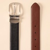 Amazon Essentials Men’s Reversible Dress Belt(Black/Chestnut Brown)