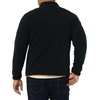 Amazon Essentials Men’s Snap-Front Pullover Polar Fleece Jacket(Black Camel Color Block)